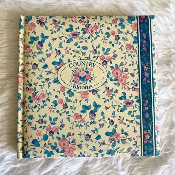 Country Blooms Cottagecore Notebook Vintage 1995 90s Designers Collection - Picture 2 of 15